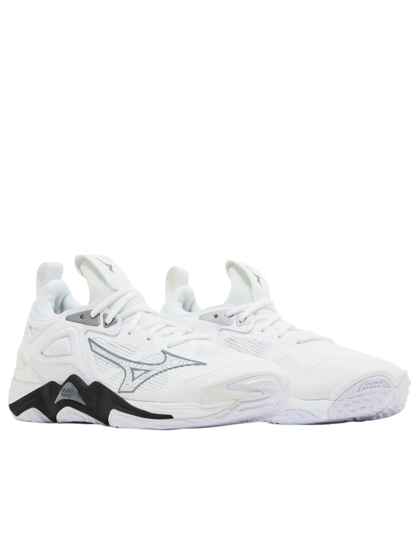 (WMNS) Mizuno Wave Momentum 3 'White Black' — изображение 3 из 5, белый/черный