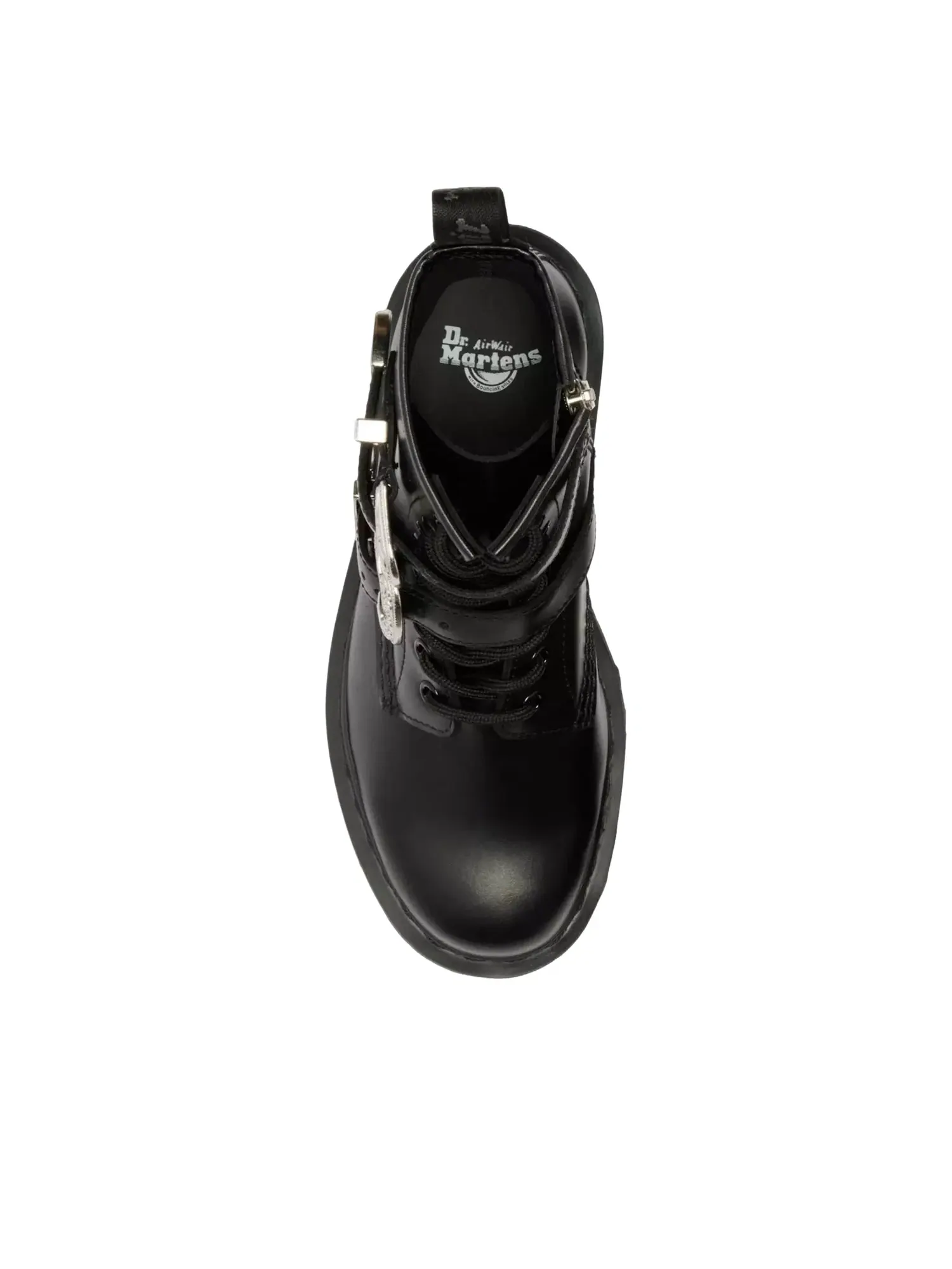 Ботинки женские Dr. Martens 1460 Western Buckle, кожаные — изображение 4 из 6, черный