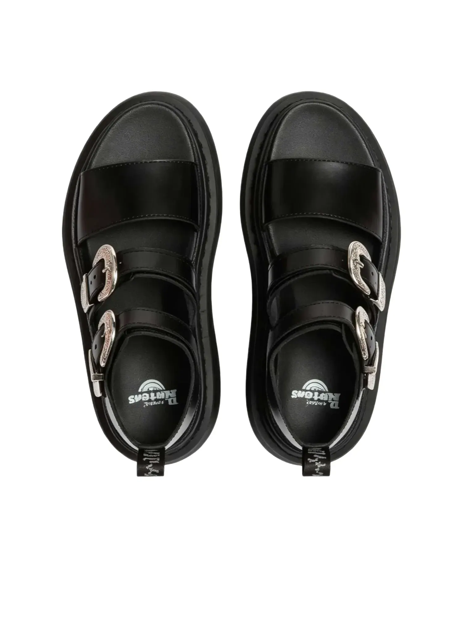 Сандалии женские Dr. Martens Gryphon Quad Leather, гладиаторы с платформой — изображение 4 из 6, черный