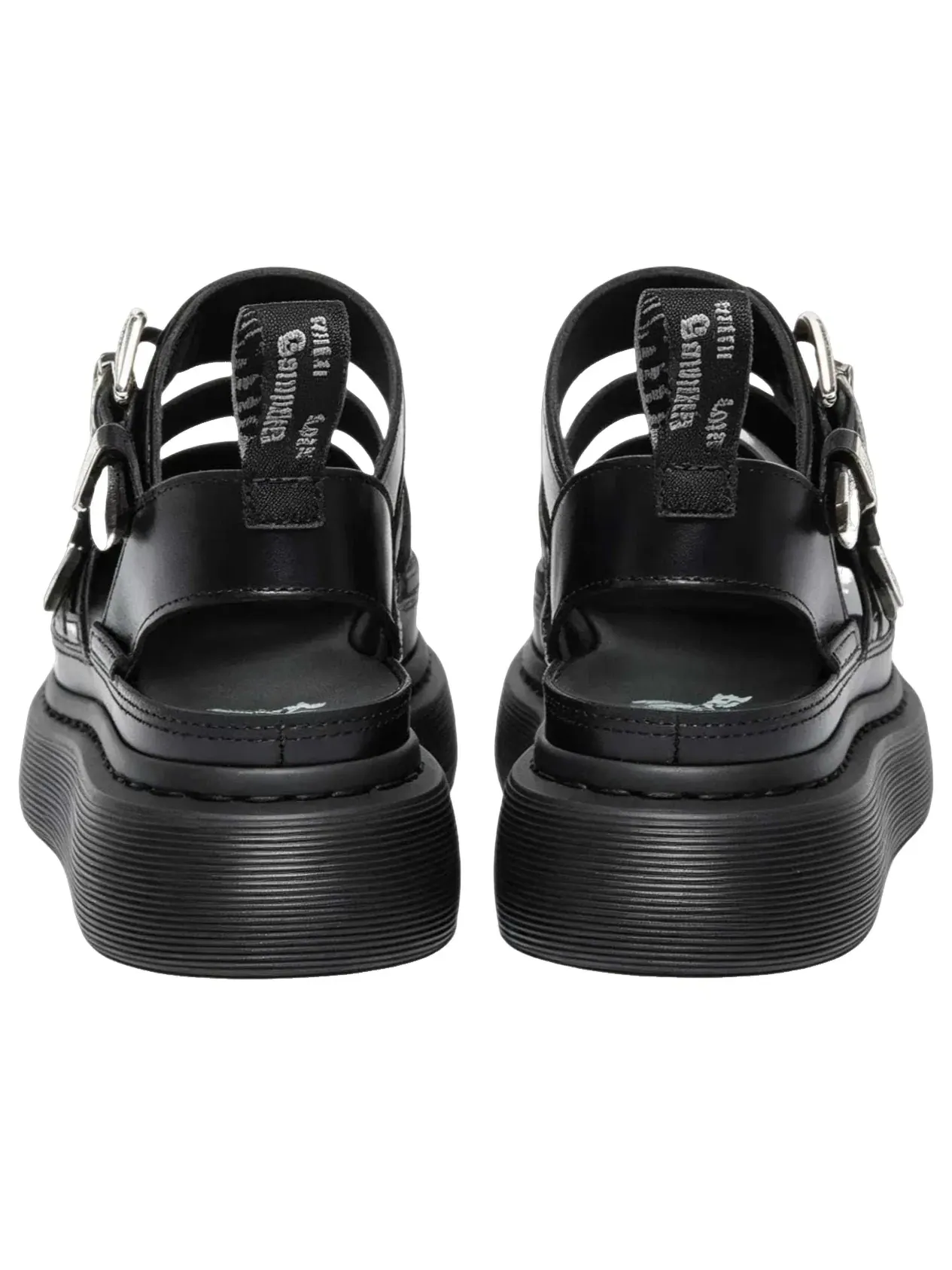 Сандалии женские Dr. Martens Gryphon Quad Leather, гладиаторы с платформой — изображение 5 из 6, черный