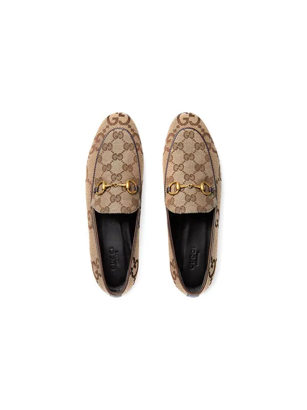 Кроссовки jordaan jumbo gg loafer 'beige' Gucci — изображение 3 из 4, бежевый//золотистый