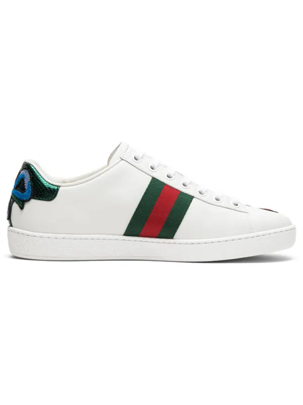 Кроссовки ace embroidered Gucci — изображение 2 из 4, белый