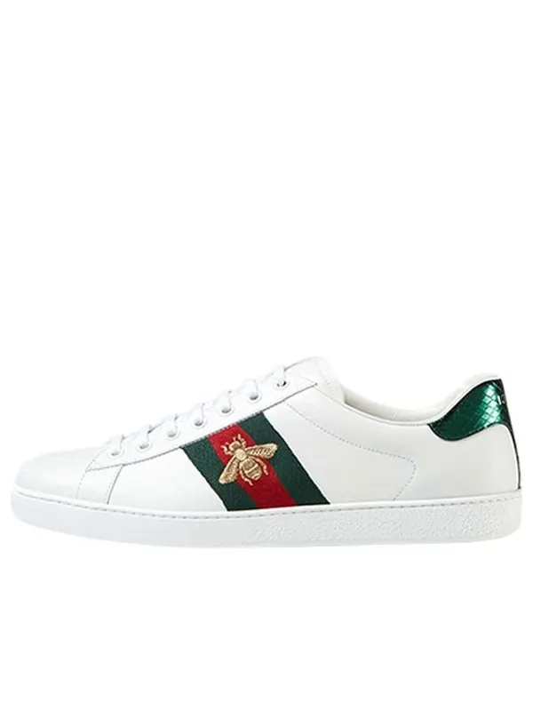 Кроссовки ace embroidered 'bee' 431942-a38g0-9064 Gucci — изображение 1 из 4, белый