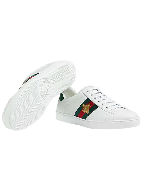 Кроссовки ace embroidered 'bee' 431942-a38g0-9064 Gucci — изображение 4 из 4, белый