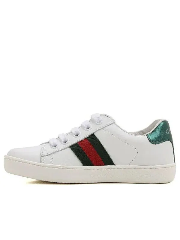 Кроссовки ace leather sneaker 'white' Gucci