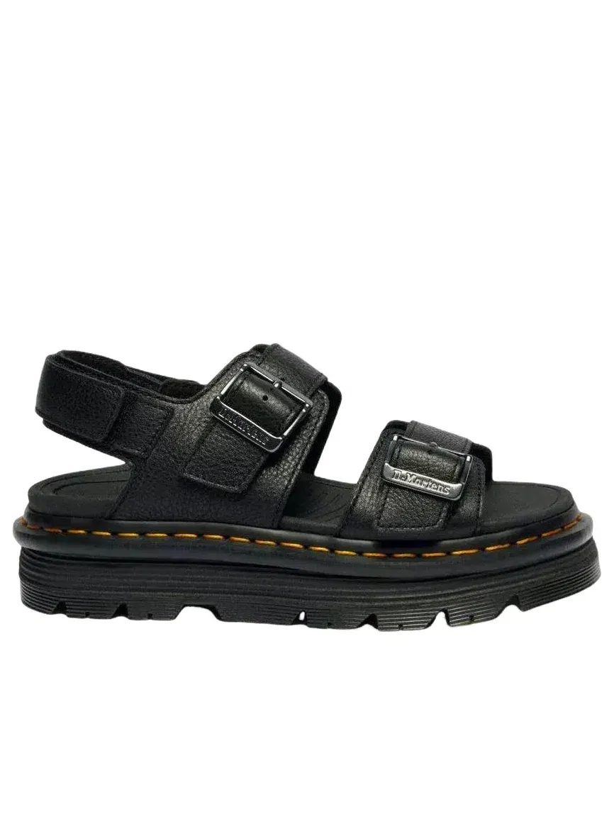 Сандалии мужские Dr. Martens Zebzag Pisa кожаные с закрытым носком — изображение 2 из 7, черный