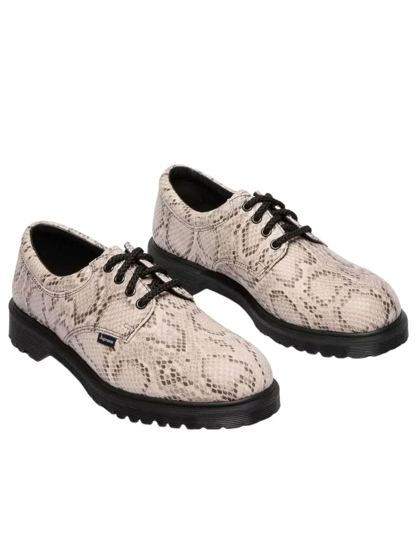 Кроссовки Dr. Martens x Supreme 4-Eye Postal Supreme 'Snakeskin' — изображение 2 из 6, белый