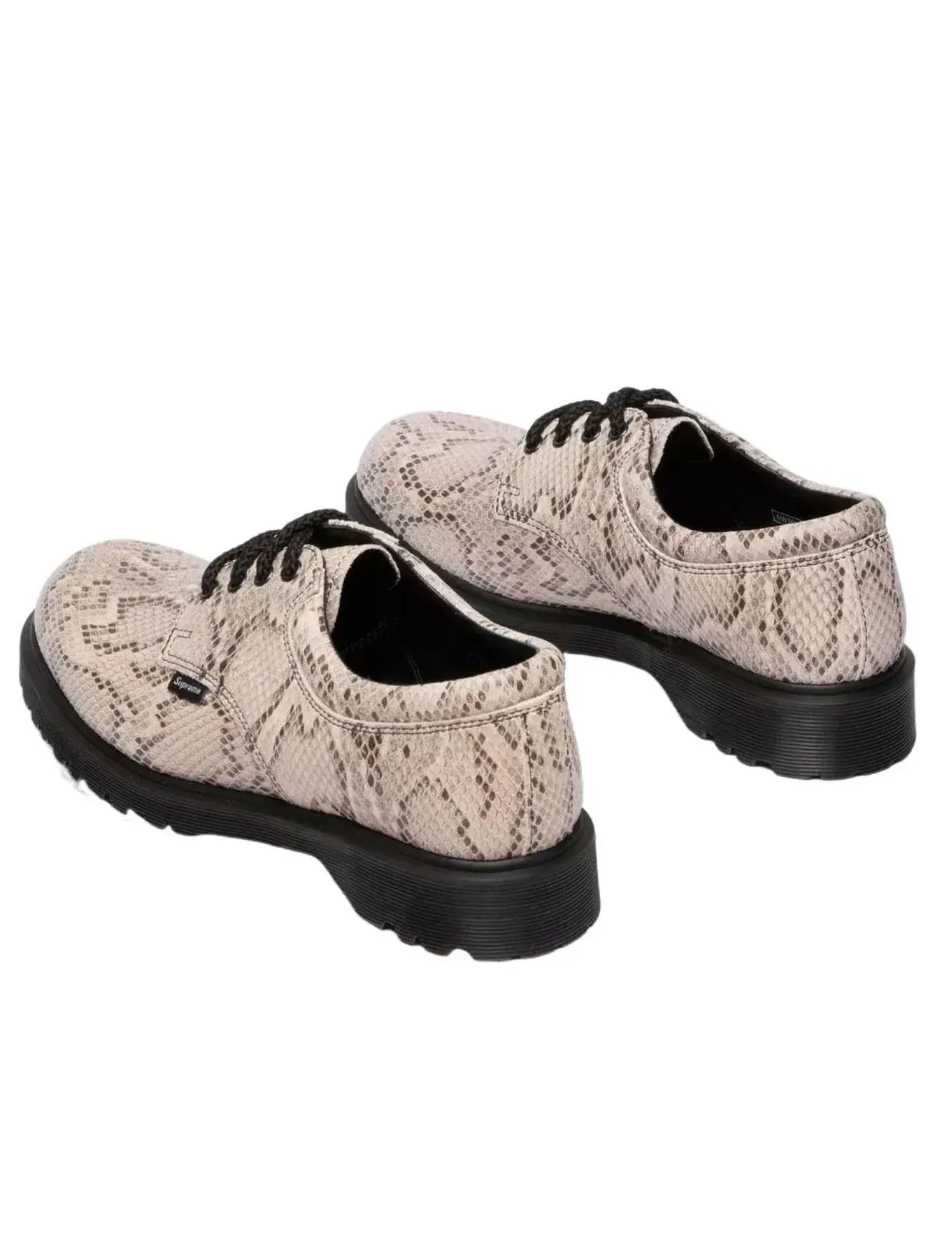 Кроссовки Dr. Martens x Supreme 4-Eye Postal Supreme 'Snakeskin' — изображение 3 из 6, белый