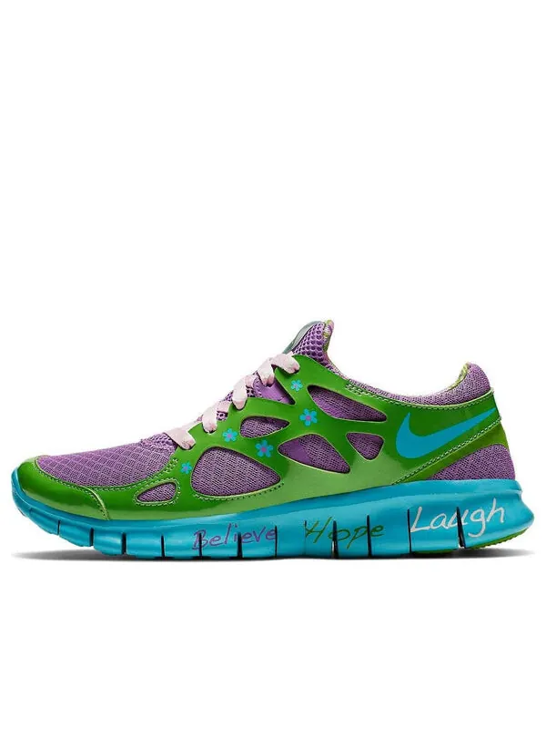 Кроссовки free run 2.0 ретро Nike — изображение 1 из 4, фиолетовый/зеленый/синий