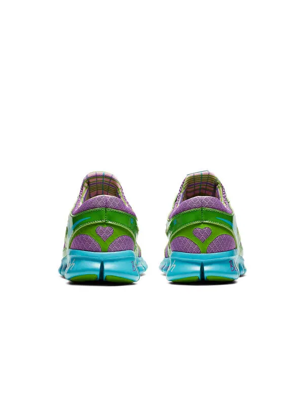 Кроссовки free run 2.0 ретро Nike — изображение 4 из 4, фиолетовый/зеленый/синий