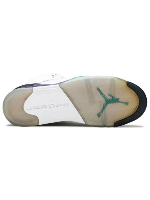Кроссовки 5 ретро Air Jordan — изображение 4 из 4, белый/--синий