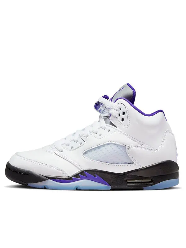 Кроссовки 5 ретро Air Jordan — изображение 1 из 4, белый/фиолетовый