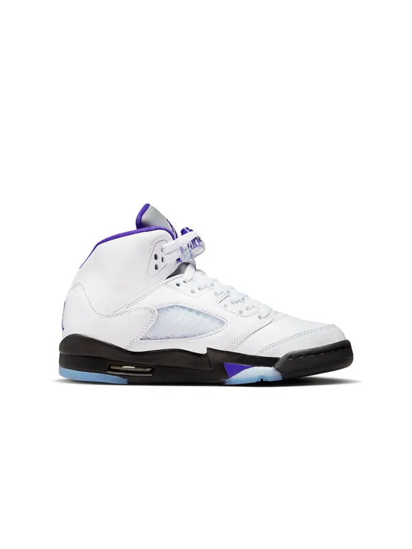 Кроссовки 5 ретро Air Jordan — изображение 2 из 4, белый/фиолетовый