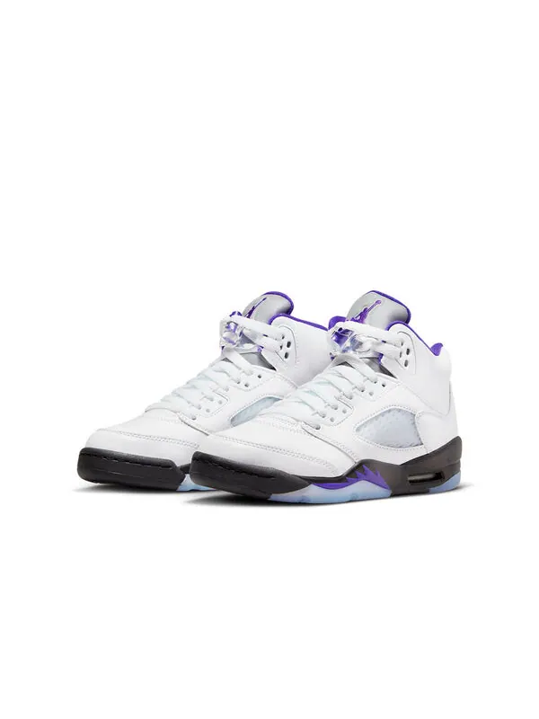 Кроссовки 5 ретро Air Jordan — изображение 3 из 4, белый/фиолетовый