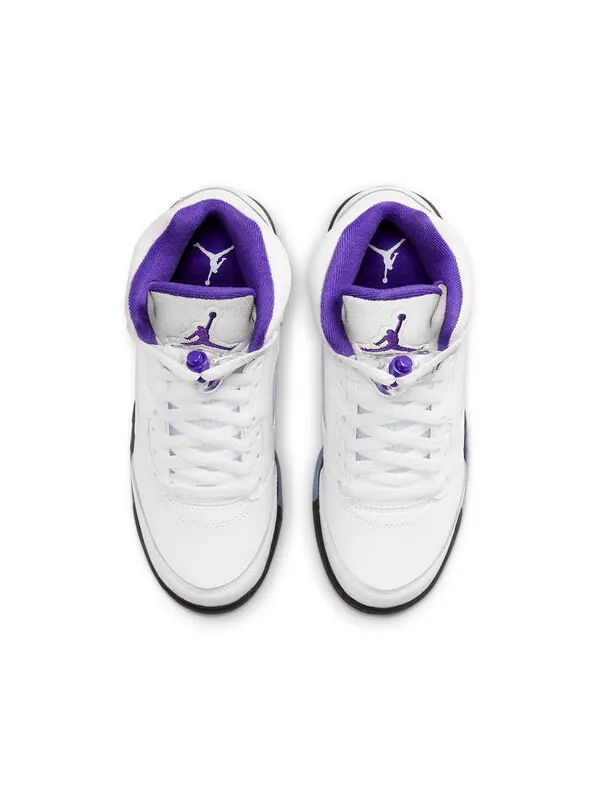 Кроссовки 5 ретро Air Jordan — изображение 4 из 4, белый/фиолетовый