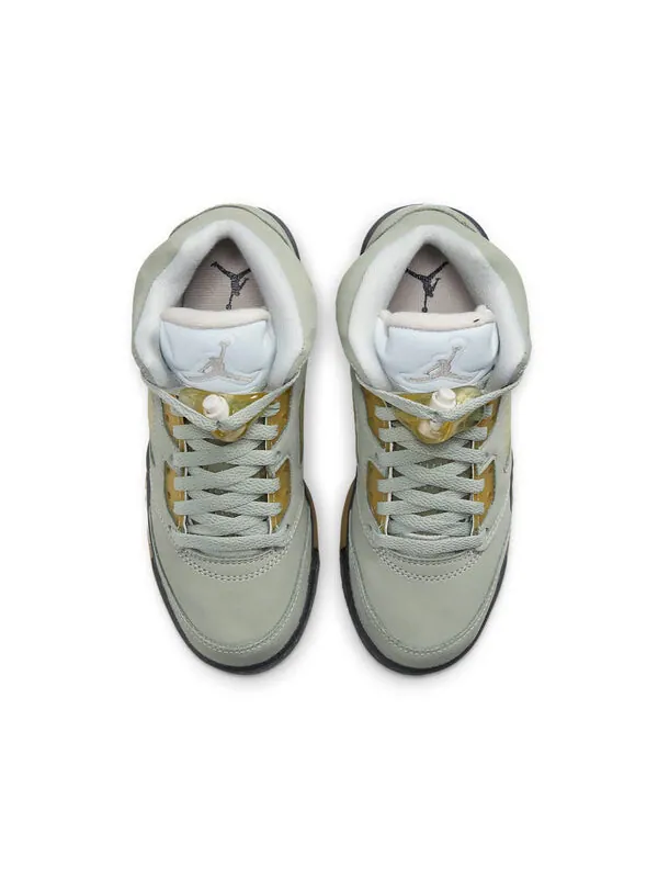 Кроссовки 5 ретро Air Jordan — изображение 4 из 4, светлый серебристый