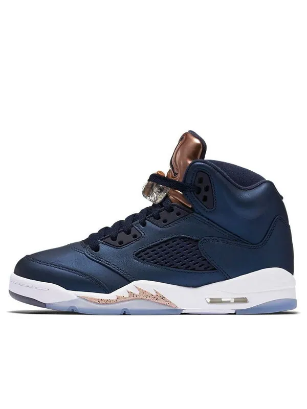 Кроссовки 5 retro 'bronze' Air Jordan — изображение 1 из 4, белый-красный