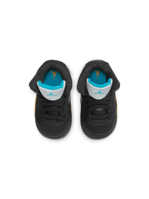 Кроссовки 5 ретро Air Jordan — изображение 4 из 4, черный/желтый/зеленый