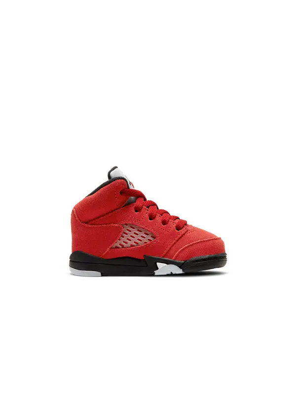 Кроссовки 5 ретро Air Jordan — изображение 2 из 4, красный/черный-белый