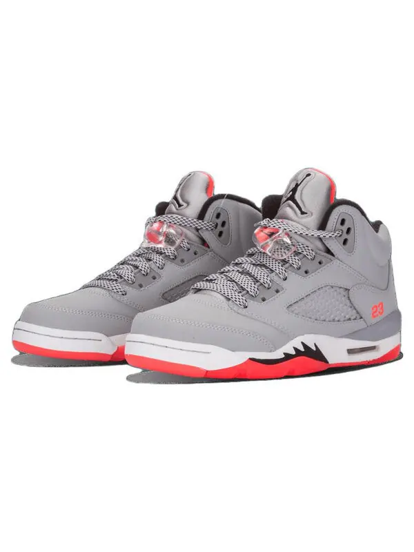 Кроссовки 5 ретро Air Jordan — изображение 2 из 4, серый
