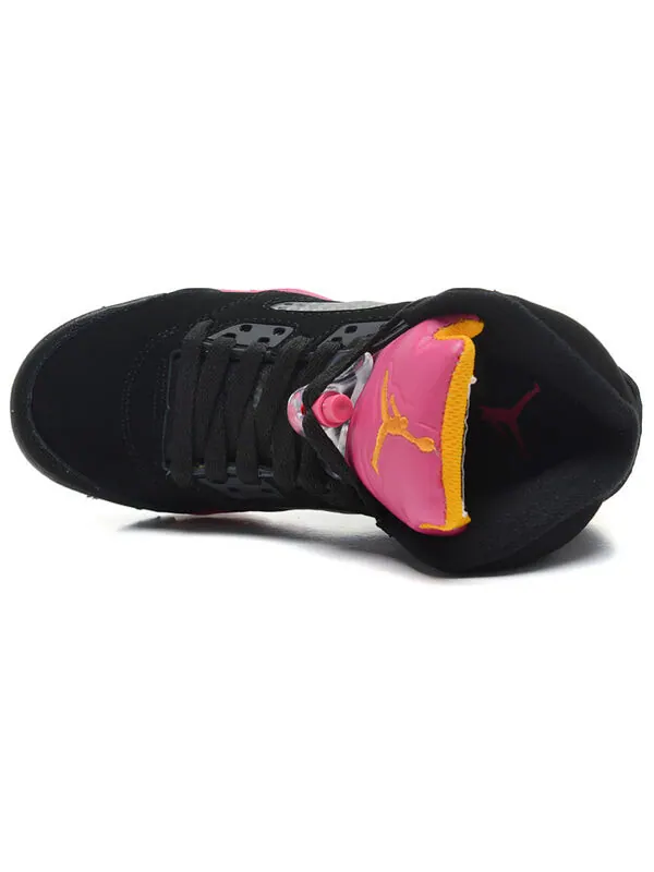 Кроссовки 5 ретро Air Jordan — изображение 4 из 4, черный/яркий-розовый