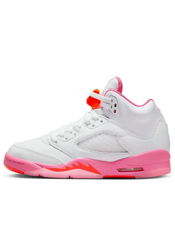 Кроссовки 5 ретро Air Jordan — изображение 1 из 1, белый/розовый