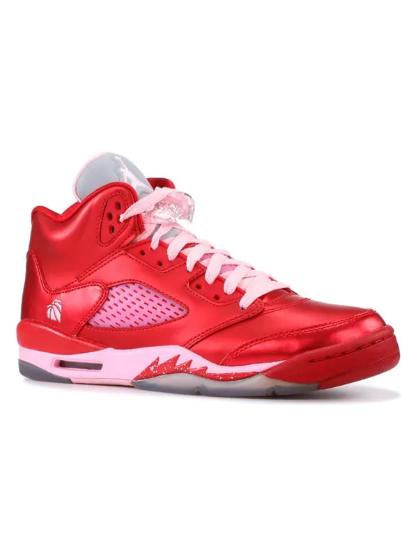 Кроссовки 5 ретро Air Jordan — изображение 2 из 4, красный
