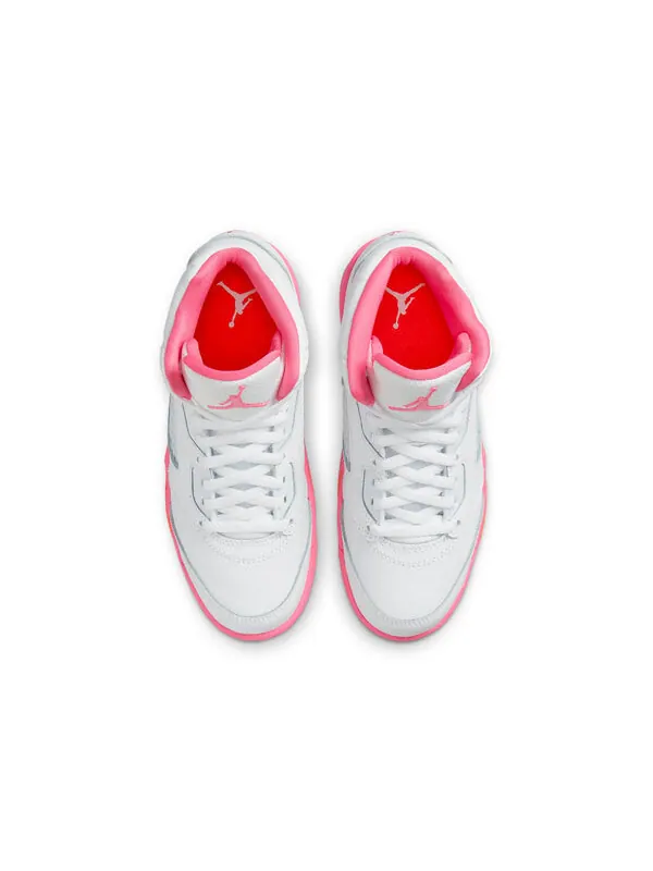 Кроссовки 5 ретро Air Jordan — изображение 4 из 4, белый//оранжевый