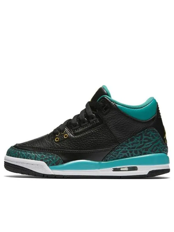 Кроссовки 3 ретро Air Jordan — изображение 1 из 4, черный/золотистый