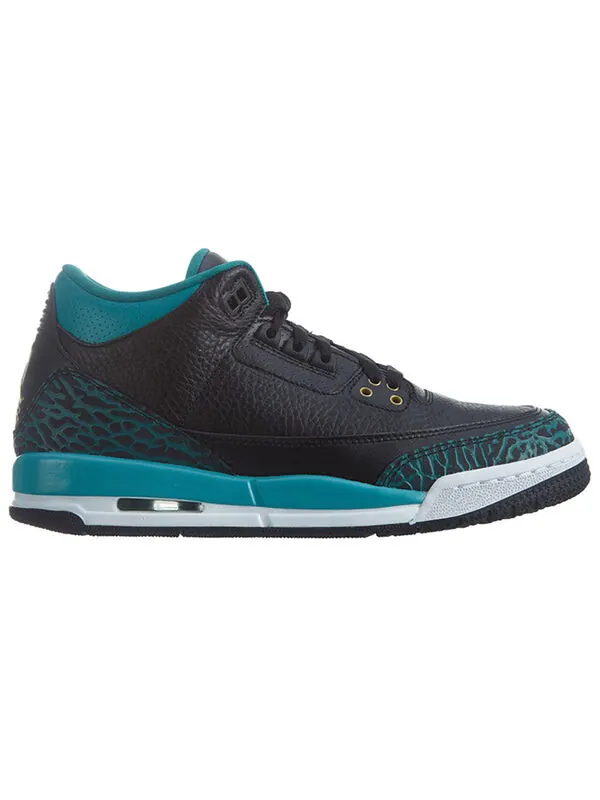 Кроссовки 3 ретро Air Jordan — изображение 2 из 4, черный/золотистый