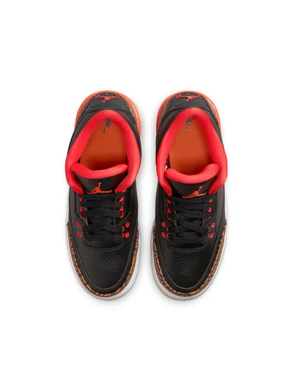 Кроссовки 3 ретро Air Jordan — изображение 4 из 4, черный/оранжевый/красный