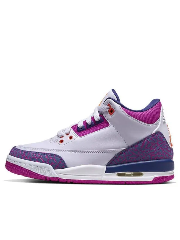 Кроссовки 3 retro 'barely grape' Air Jordan — изображение 1 из 4, розовый-фиолетовый-белый