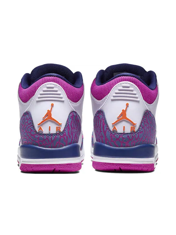 Кроссовки 3 retro 'barely grape' Air Jordan — изображение 4 из 4, розовый-фиолетовый-белый