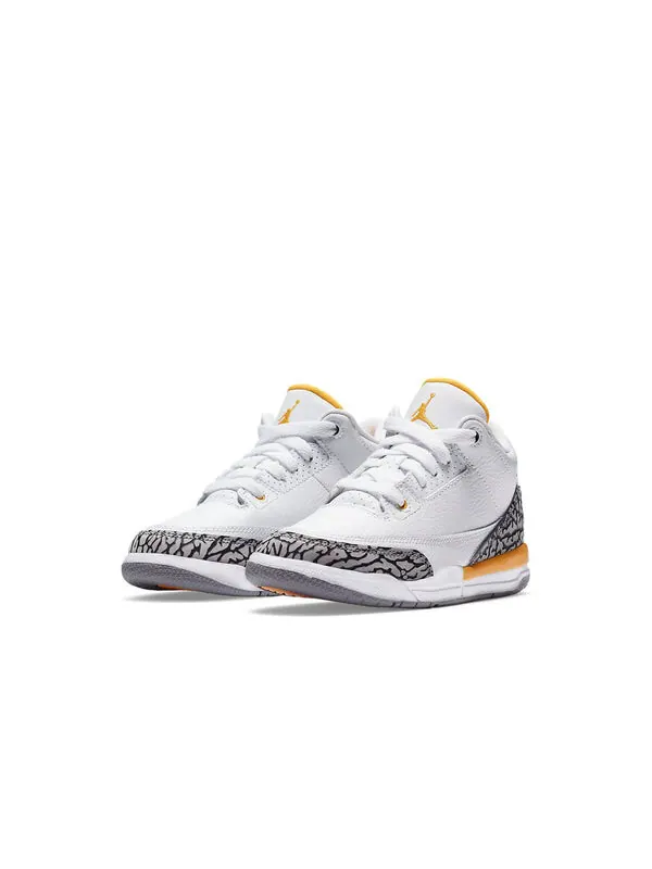 Кроссовки 3 ретро Air Jordan — изображение 3 из 4, оранжевый