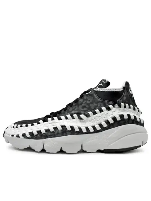 Кроссовки air footscape woven chukka x mita sneakers 'black leopard/white' Nike — изображение 1 из 1, черный/черный--белый