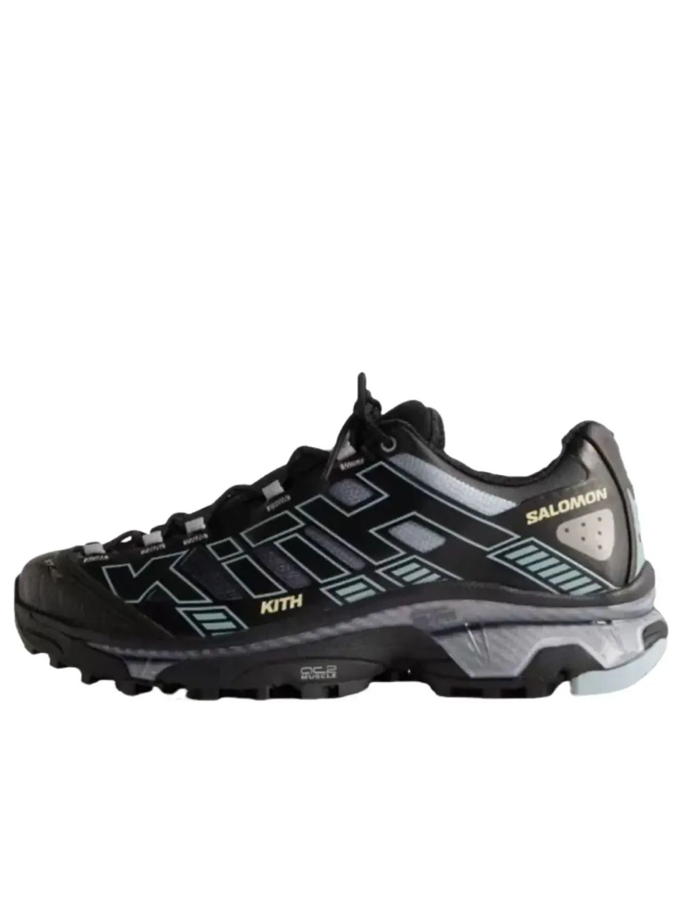 Кроссовки SALOMON x Kith XT-4K 'Black Alloy Blue Fog' — изображение 1 из 1, черный