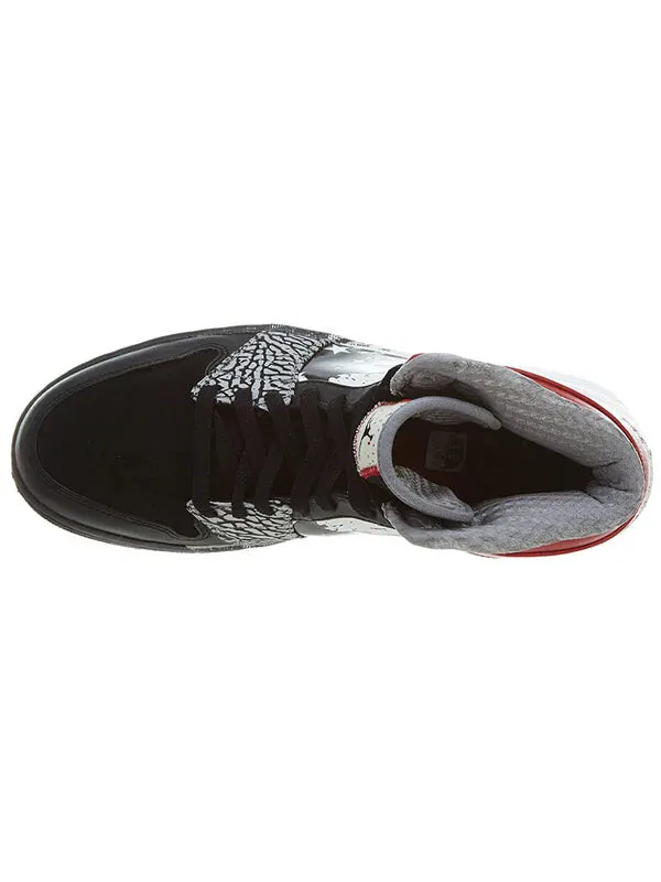 Кроссовки 1 retro high x dave white Air Jordan — изображение 4 из 4, черный/красный-белый