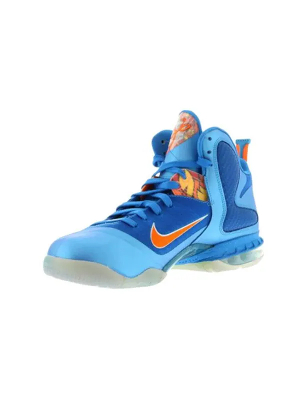 Кроссовки леброн 9 Nike — изображение 2 из 4, синий, зеленый