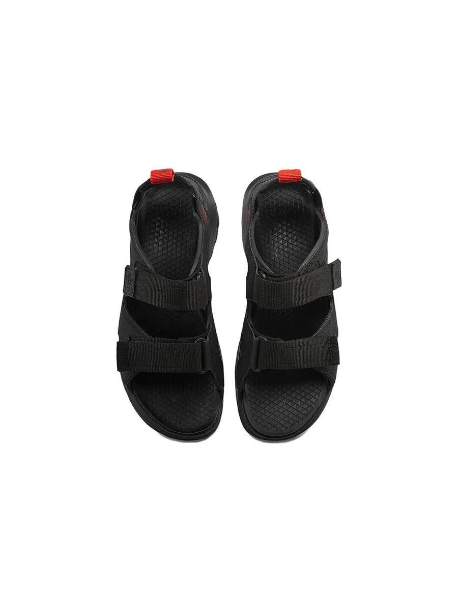 Сандалии THE NORTH FACE Hedgehog III Sandals 'Asphalt Grey with Retro Orange' — изображение 3 из 5, черный