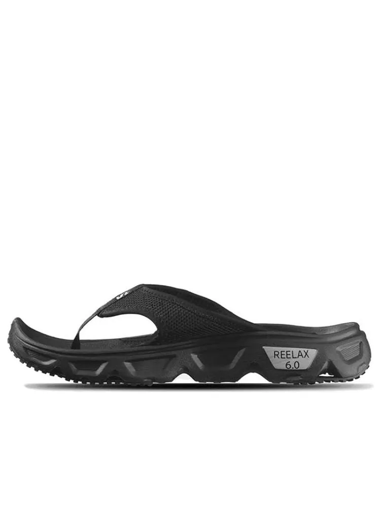 Шлепанцы SALOMON Reelax Break 6.0 'Black Alloy' — изображение 1 из 5, черный