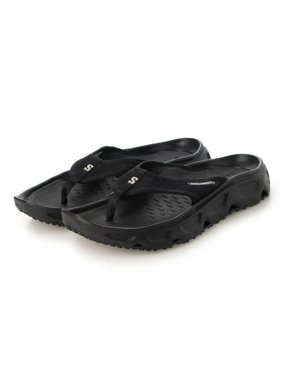 Шлепанцы SALOMON Reelax Break 6.0 'Black Alloy' — изображение 4 из 5, черный