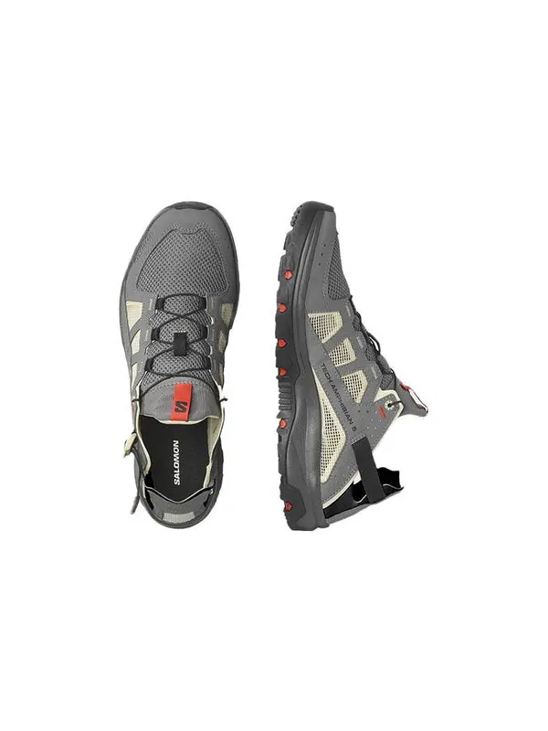 Кроссовки techamphibian 5 'grey cream' 471149 Salomon — изображение 3 из 4, серый/кремовый