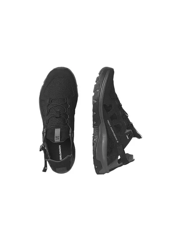 Кроссовки techamphibian 5 'black' 471151 Salomon — изображение 3 из 4, черный