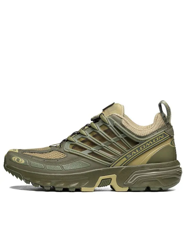 Кроссовки acs pro advanced 'olive green' 471323 Salomon — изображение 2 из 4, серый/зеленый