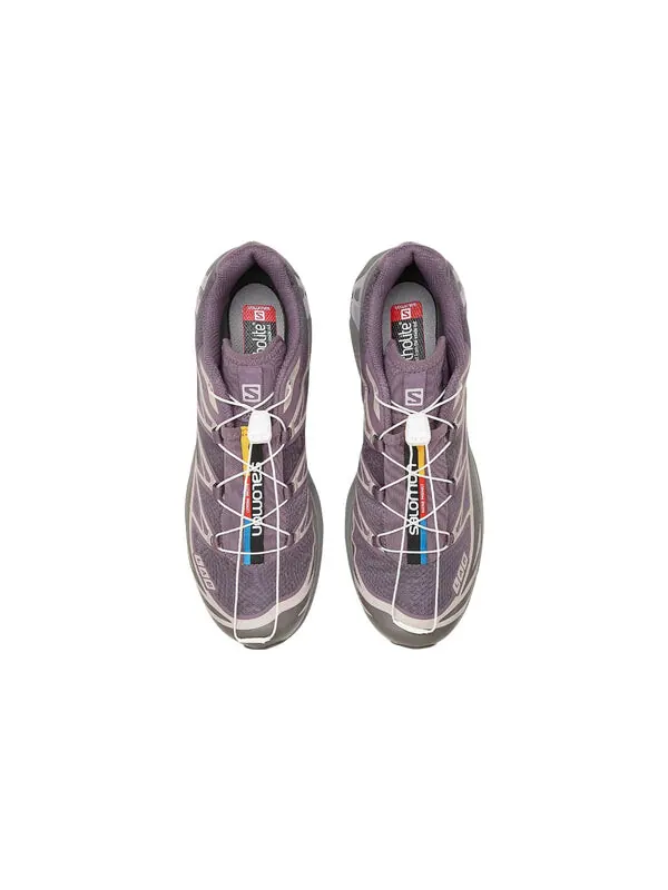 Кроссовки xt-6 'plum kitten gull' 471363 Salomon — изображение 2 из 4, серый