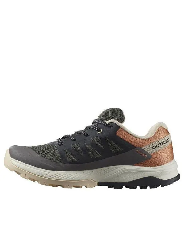 Кроссовки outrise gtx 'black coral gold' Salomon — изображение 1 из 4, черный/золотистый