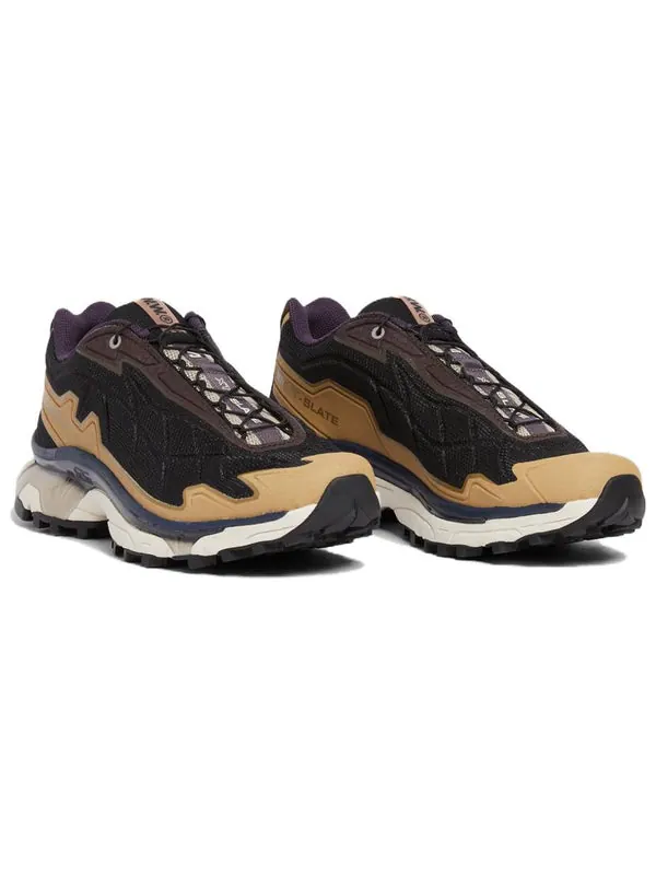 Кроссовки x wood wood xt-slate 'black brown' 472564 Salomon — изображение 2 из 4, черный/коричневый