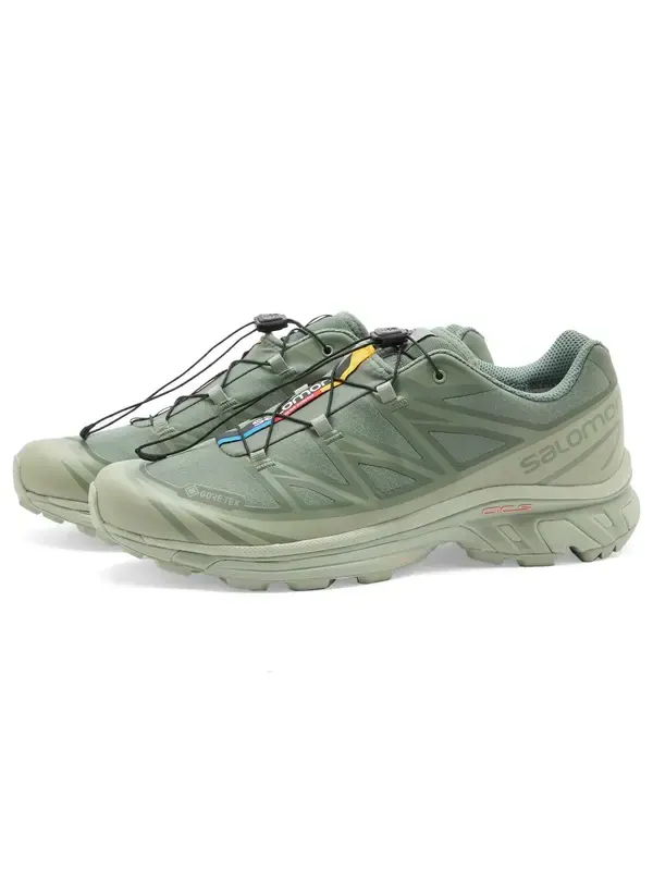 Кроссовки xt-6 gore-tex Salomon — изображение 2 из 4, зеленый
