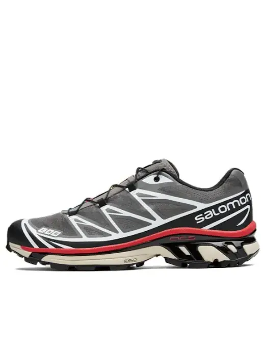 Кроссовки xt-6 'pewter black aurora red' 472932 Salomon — изображение 1 из 4, черный/красный