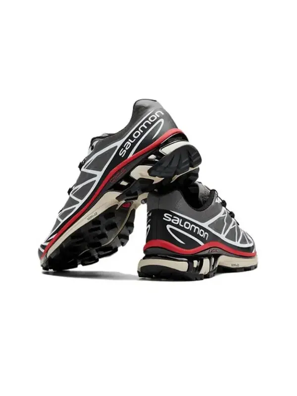 Кроссовки xt-6 'pewter black aurora red' 472932 Salomon — изображение 2 из 4, черный/красный